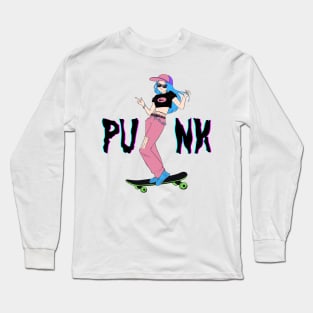 Punk Skater Long Sleeve T-Shirt